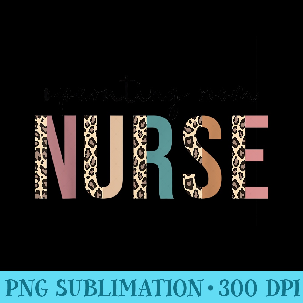 Operating Room Nurse Leopard Graduation Future Nurse Nursing | Inspire ...