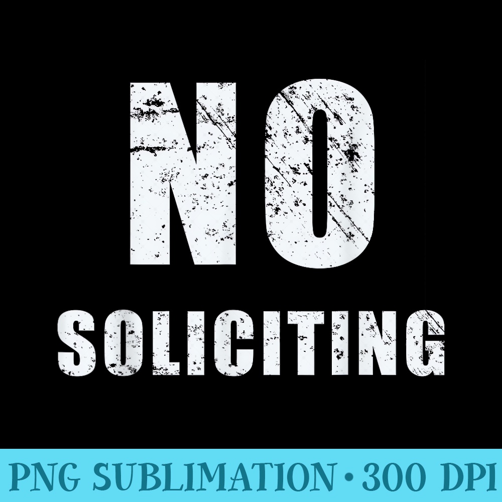 Official No Soliciting - Download Transparent PNG | Inspire Uplift