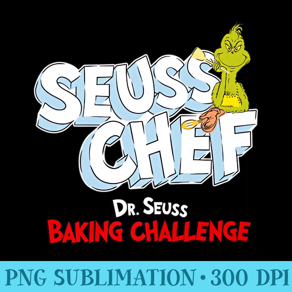 Dr. Seuss Baking Challenge Seuss Chef The Grinch Premium - S | Inspire ...