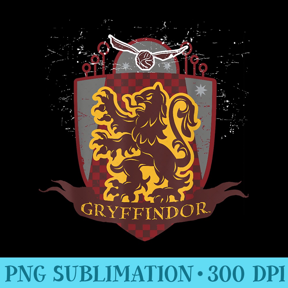 Harry Potter Gryffindor Quidditch Shield - Printable PNG Gra | Inspire Uplift
