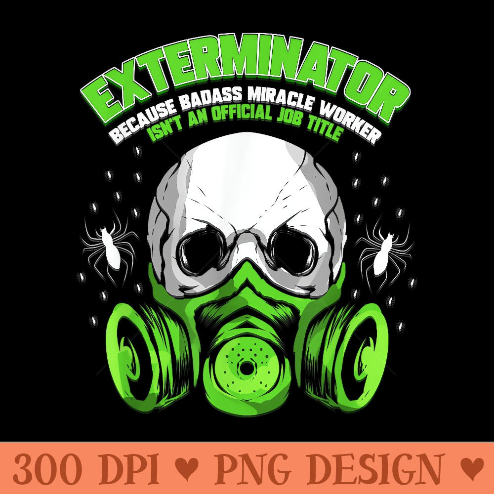 Exterminator for Pest Controller Profession - Transparent PN | Inspire ...