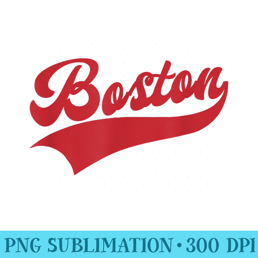 BOSTON Throwback Design Classic - PNG Templates | Inspire Uplift
