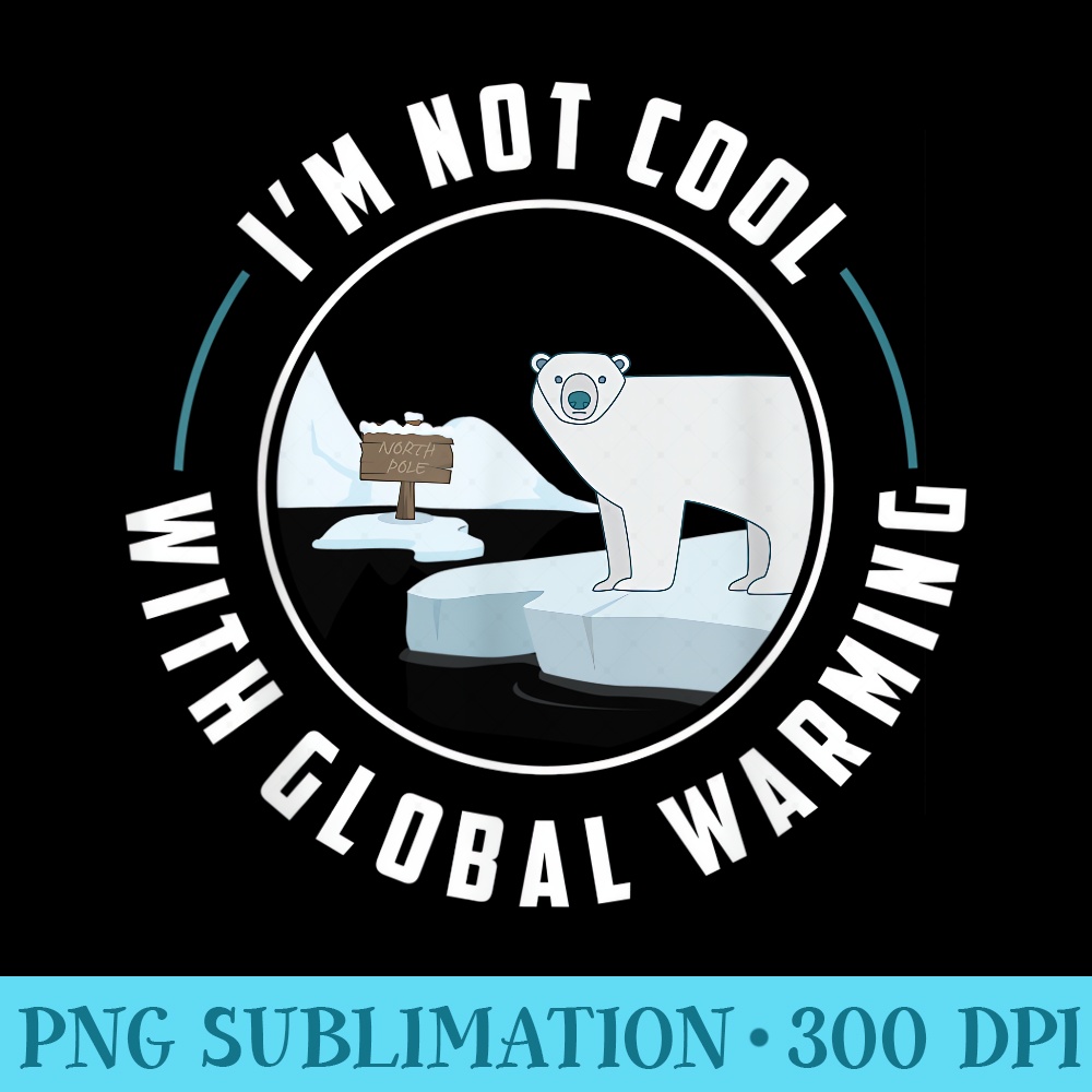 Polar Bear Global Warming Climate Change Activist - PNG Imag | Inspire ...