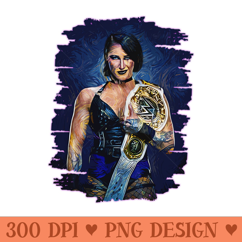 Wwe Svg Rhea Ripley Rhea ripley WWE Brush Art - PNG design assets - Perfect for | Inspire ...