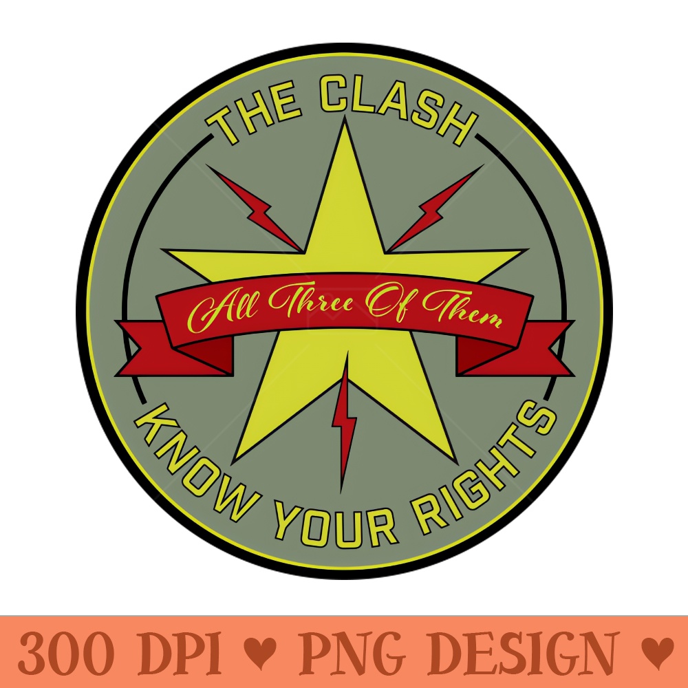Know Your Rights - High Resolution PNG Designs - Instant dow | Inspire ...