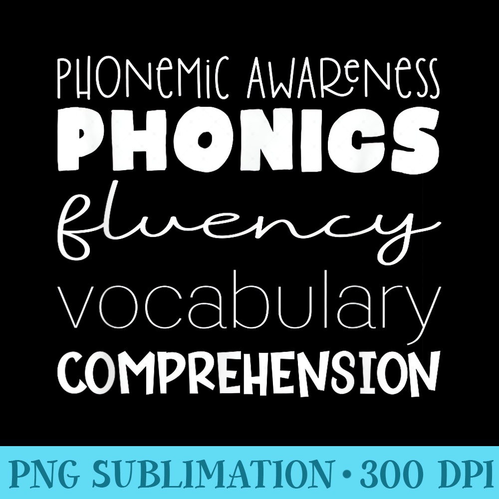 PHONEMIC AWARENESS PHONICS FLUENCY COMPREHENSION visual data 8