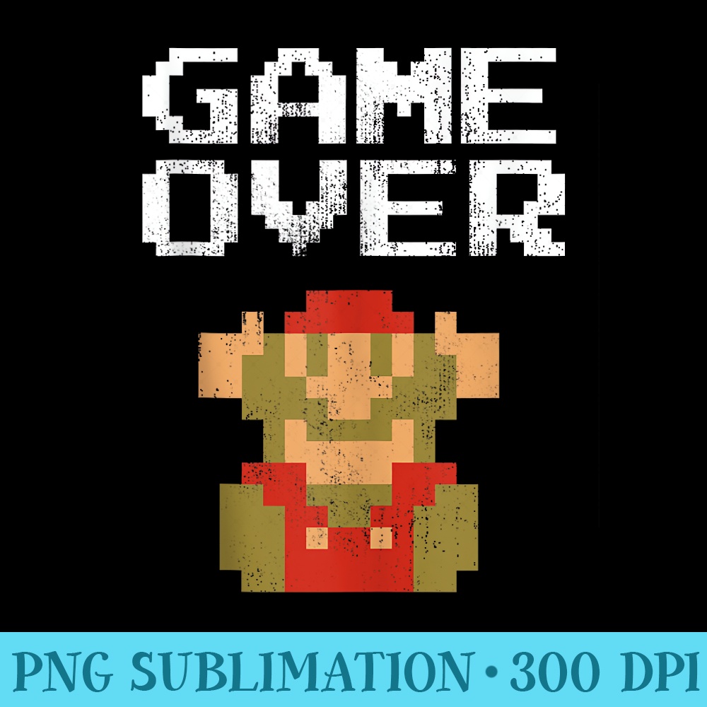 Super Mario Classic Game Over Mario Fall Transparent PNG D Inspire
