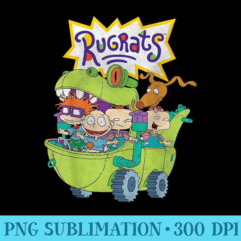 Nickelodeon Rugrats Reptar Wagon Logo T - Digital PNG Artwor - Inspire ...