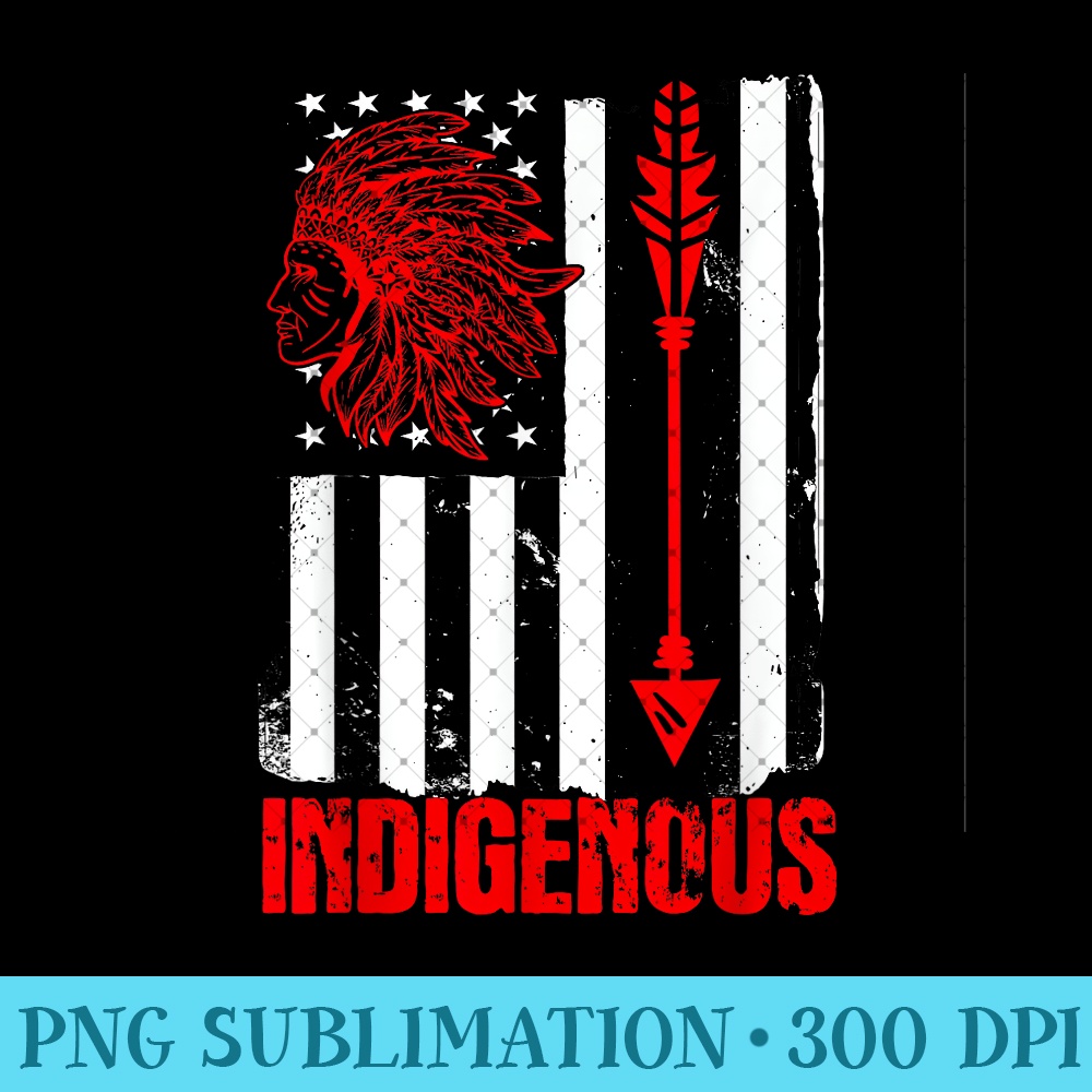 Native American flag - Unique PNG Artwork | Inspire Uplift