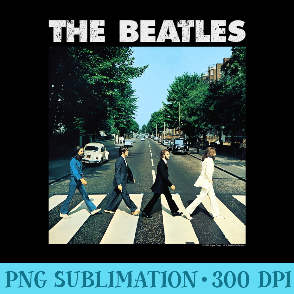 The Beatles - Abbey Road - PNG Prints | Inspire Uplift