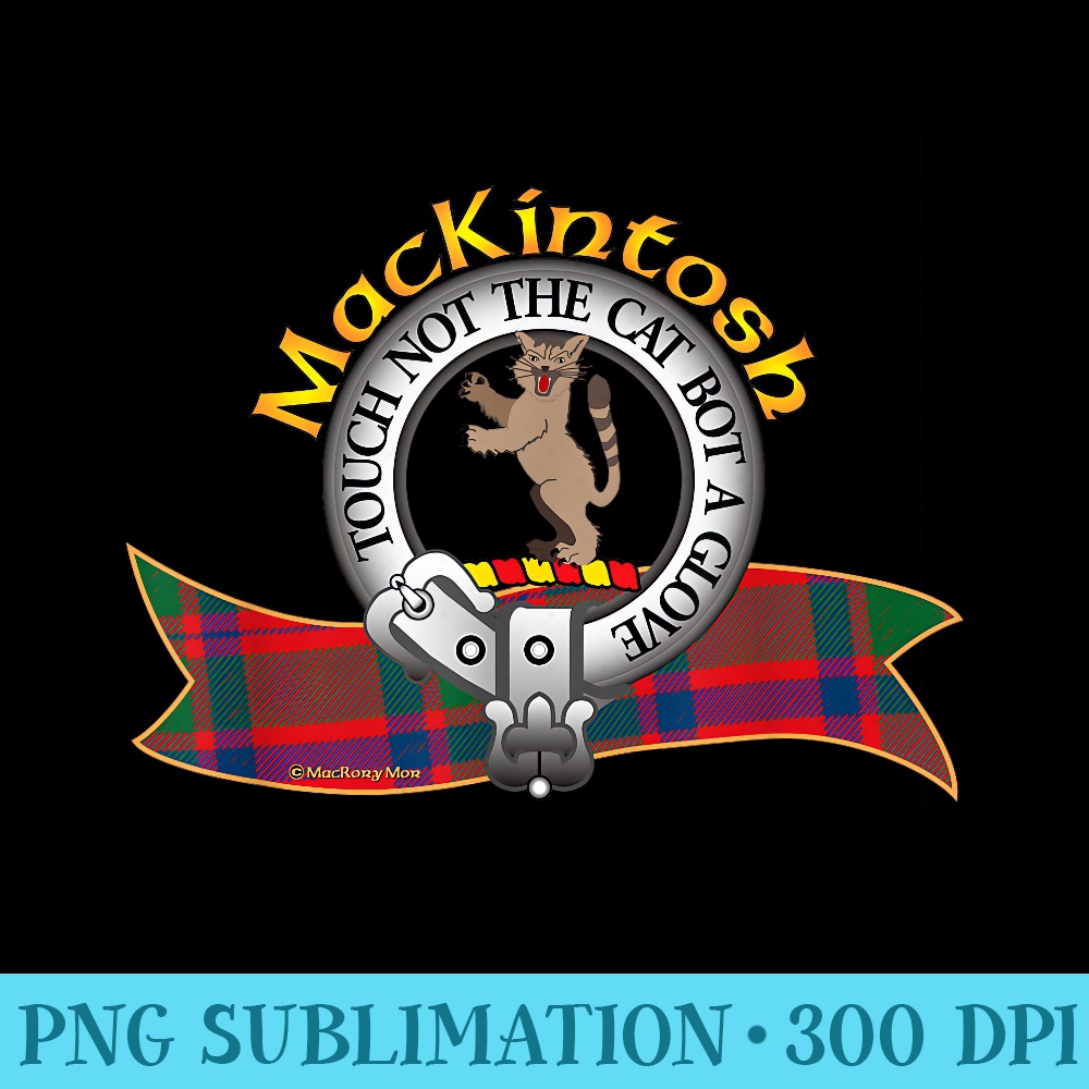 MacKintosh Modern Tartan Crest Wall Hanging Banner