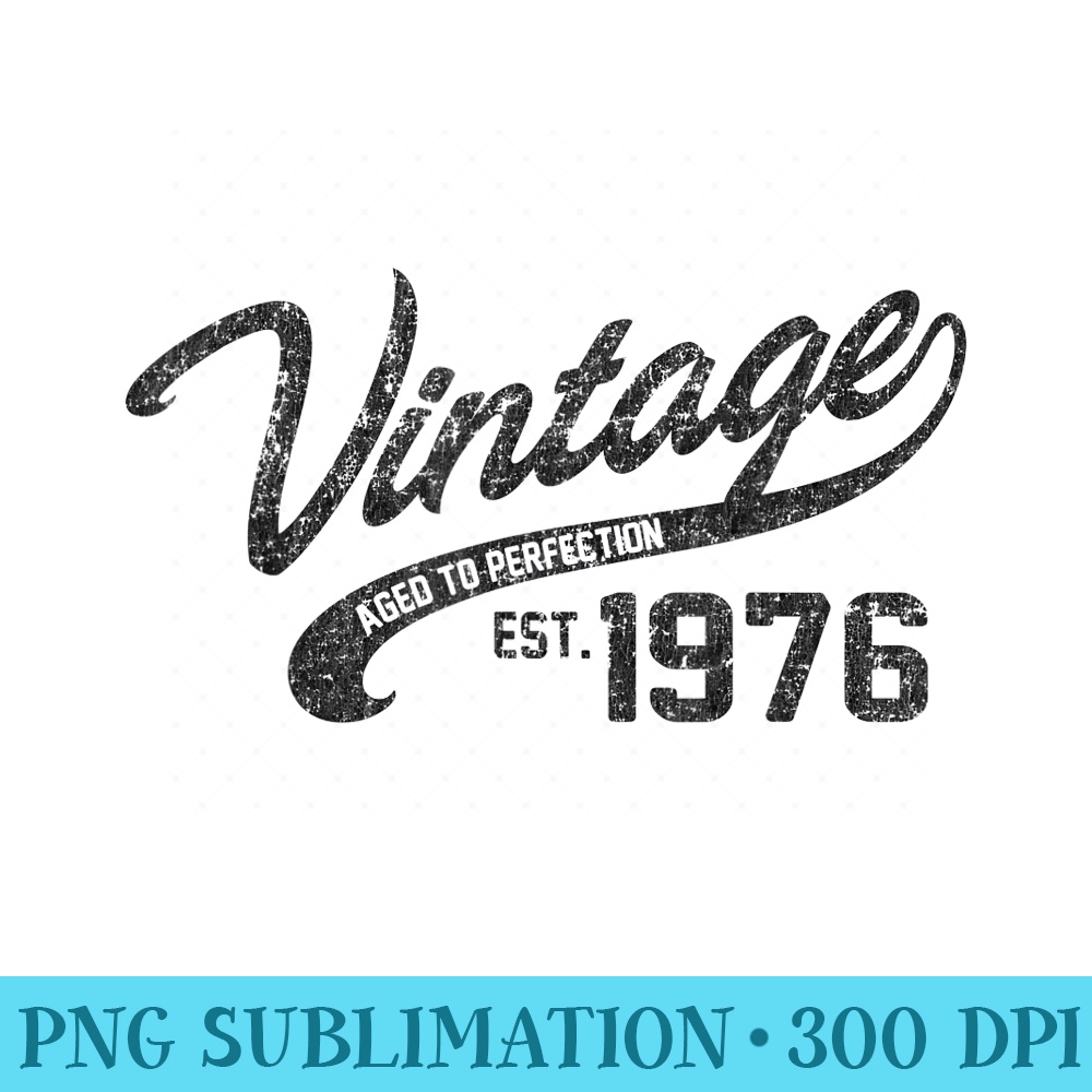 Vintage Made In 1976 T 42nd Birthday - Transparent Shirt Cli | Inspire ...