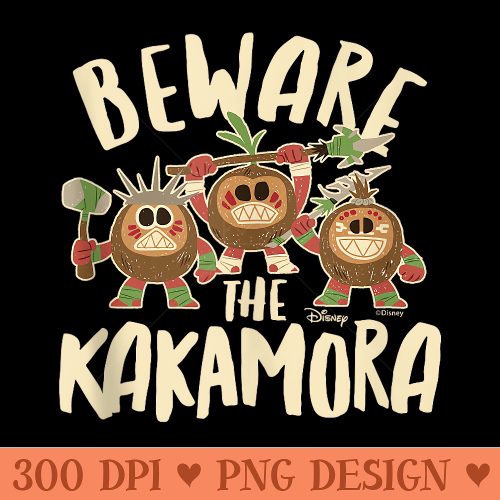 Moana Beware The Kakamora - PNG design assets | Inspire Uplift