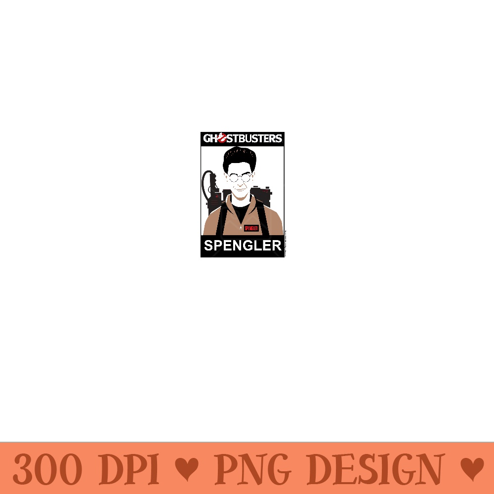 Ghostbusters Spengler Name Portrait - Printable PNG Graphics | Inspire ...