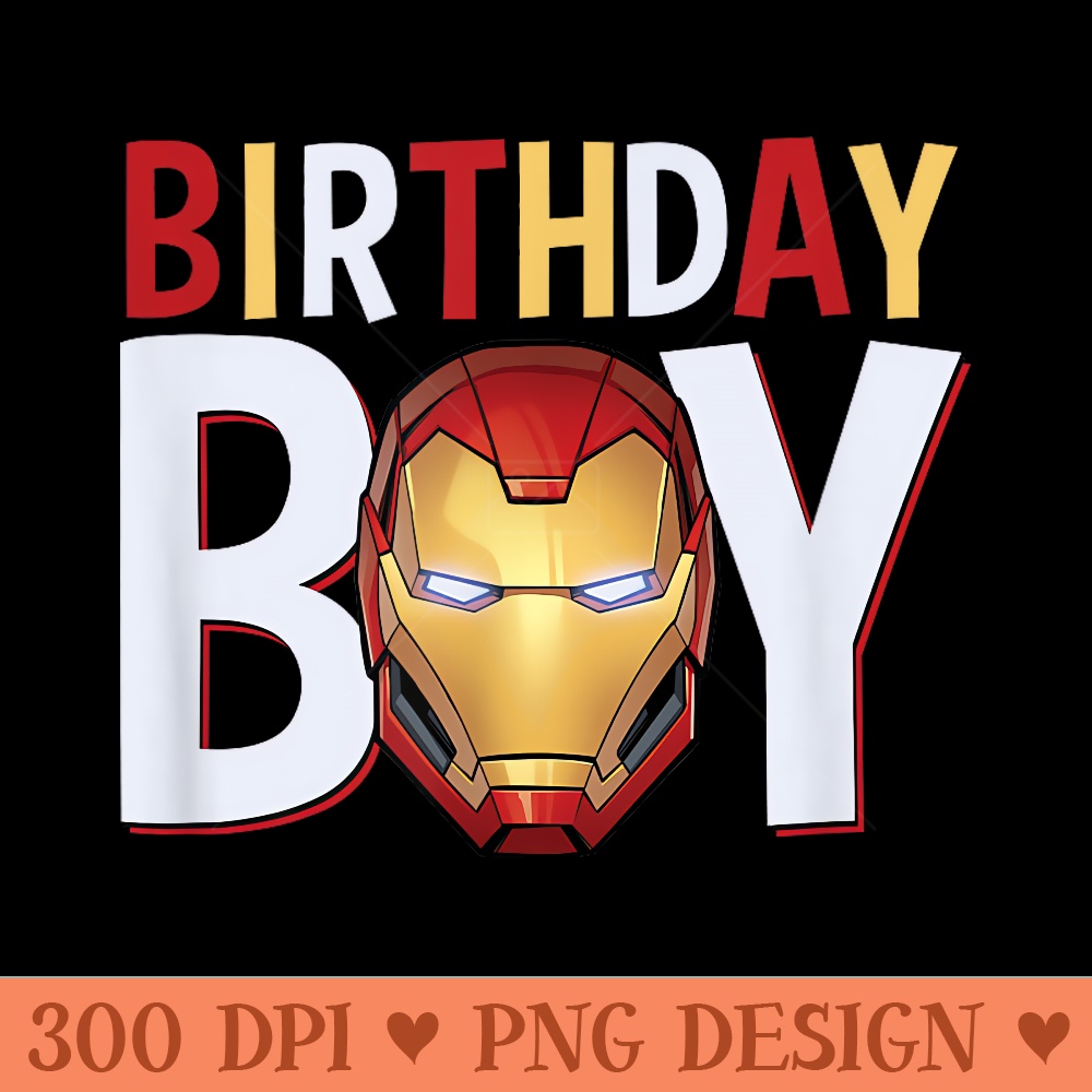 Marvel Avengers Iron Man Birthday - High Quality PNG downloa | Inspire ...