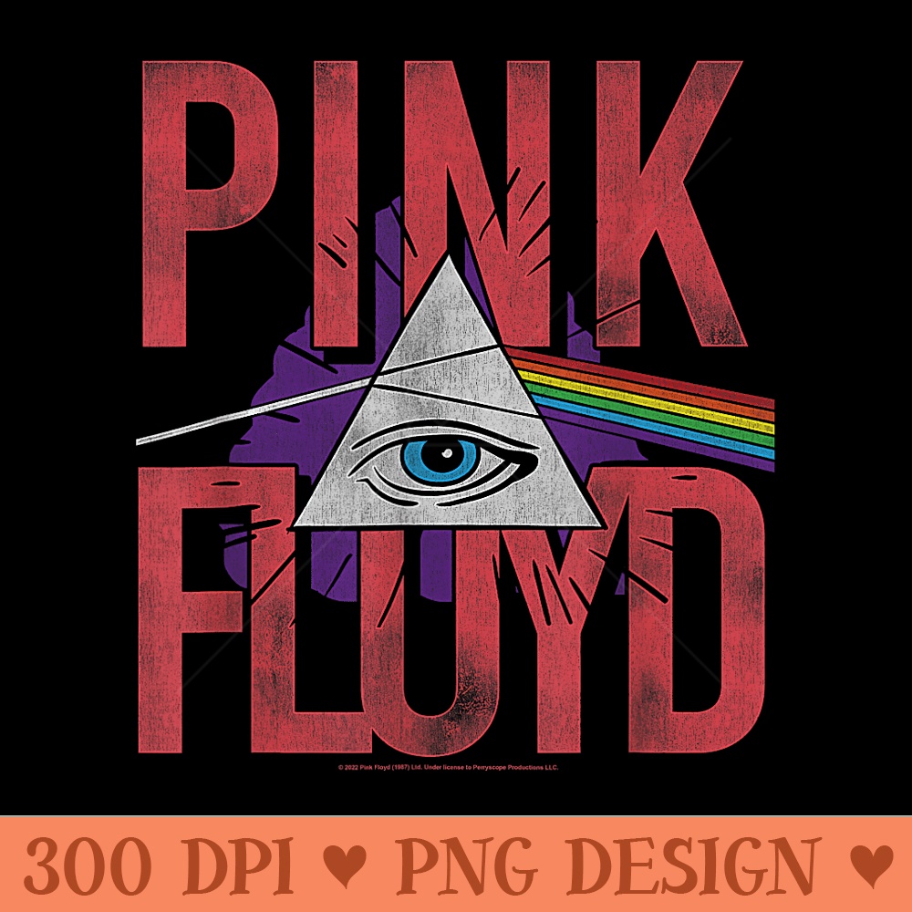 Pink Floyd AllSeeing Prism - PNG download for graphic design | Inspire ...