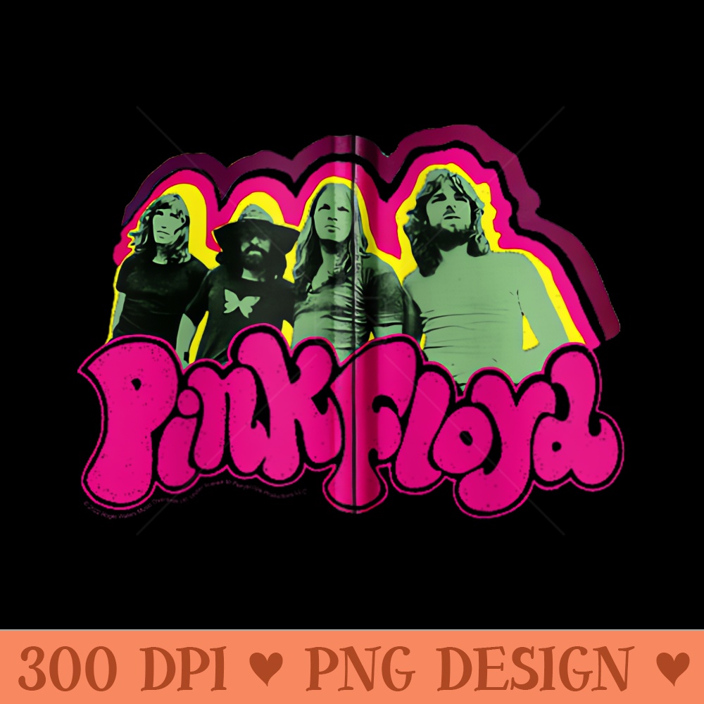 Pink Floyd Pink Floyd Poster - Vector PNG Clipart | Inspire Uplift