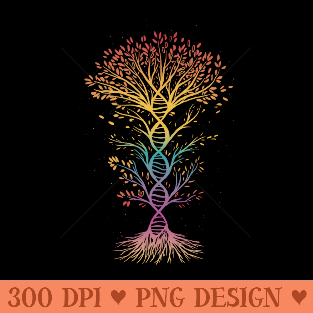 DNA Tree of Life Genetics Biology Teacher Science - PNG clip | Inspire ...
