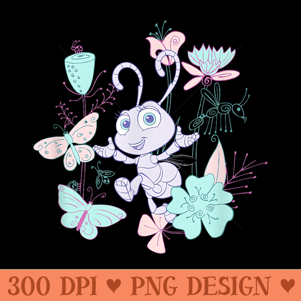 Disney Pixar A Bugs Life Princess Dot Cute Pastel Art Line - | Inspire ...