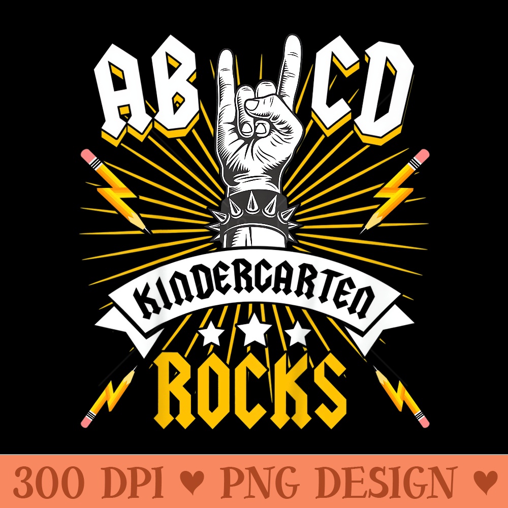 Kindergarten Rocks ABCD Preschool Rockmusic Kindergarden - C - Inspire ...