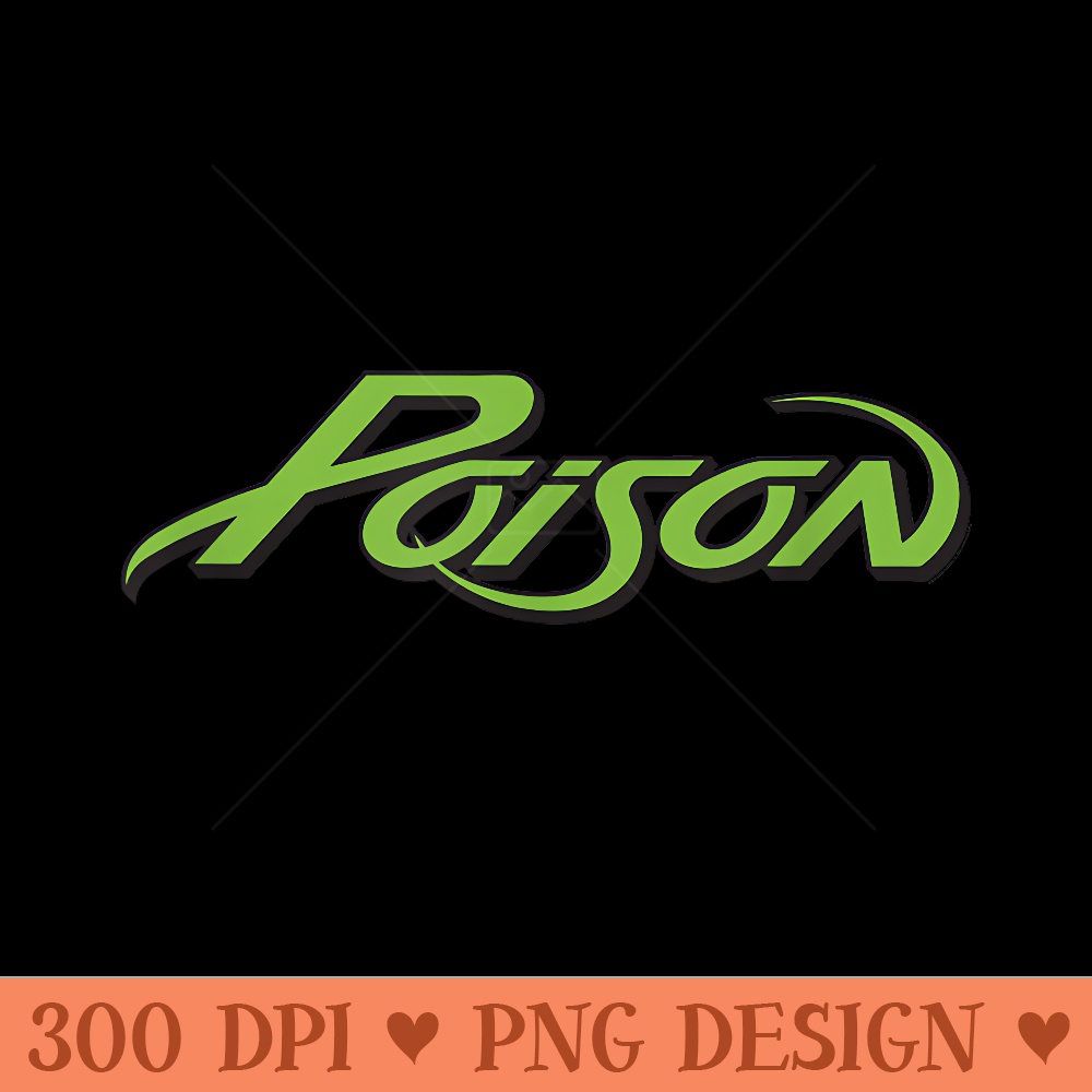 Poison Classic Logo - PNG Clipart for Graphic Design | Inspire Uplift