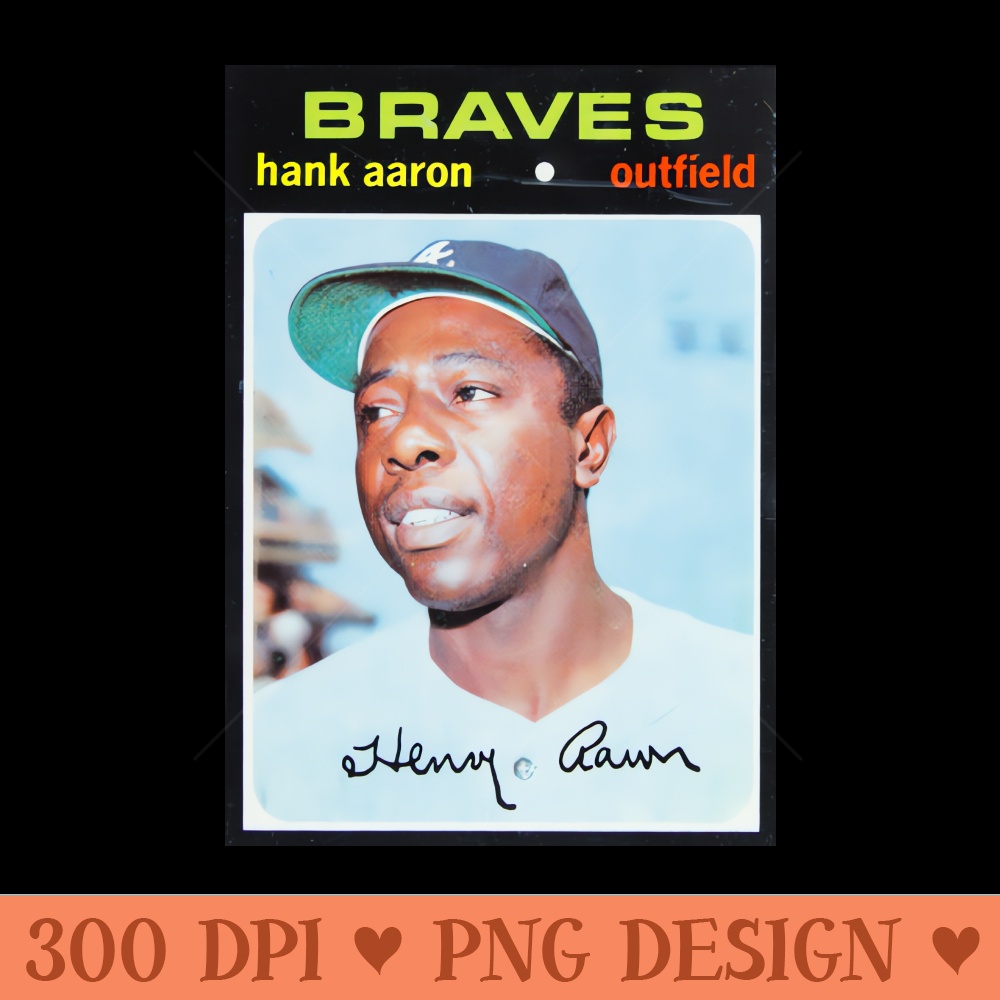 Hank Aaron - High Quality PNG files | Inspire Uplift