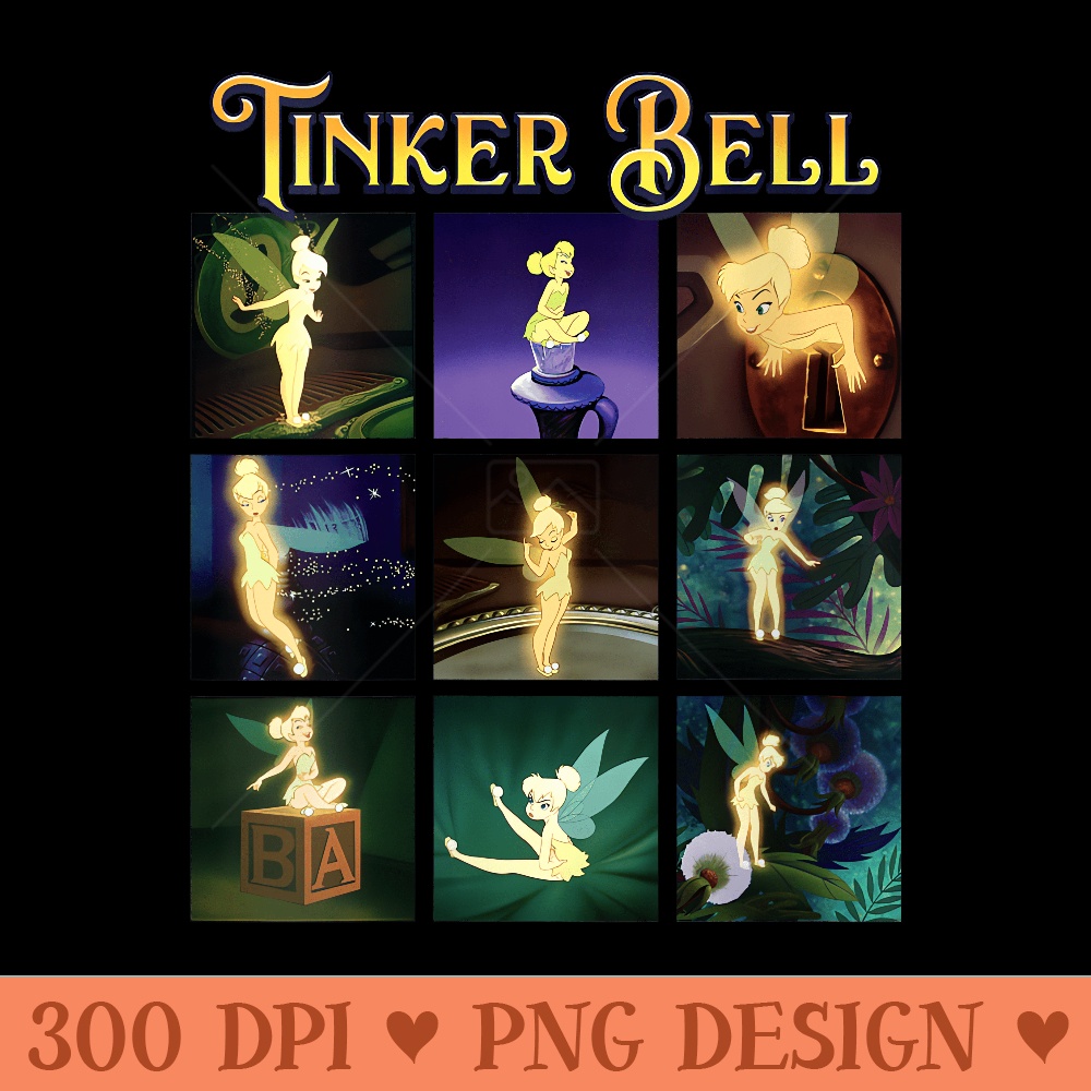 Womens Disney Peter Pan Tinker Bell Scene Box Up - Unique Su | Inspire ...