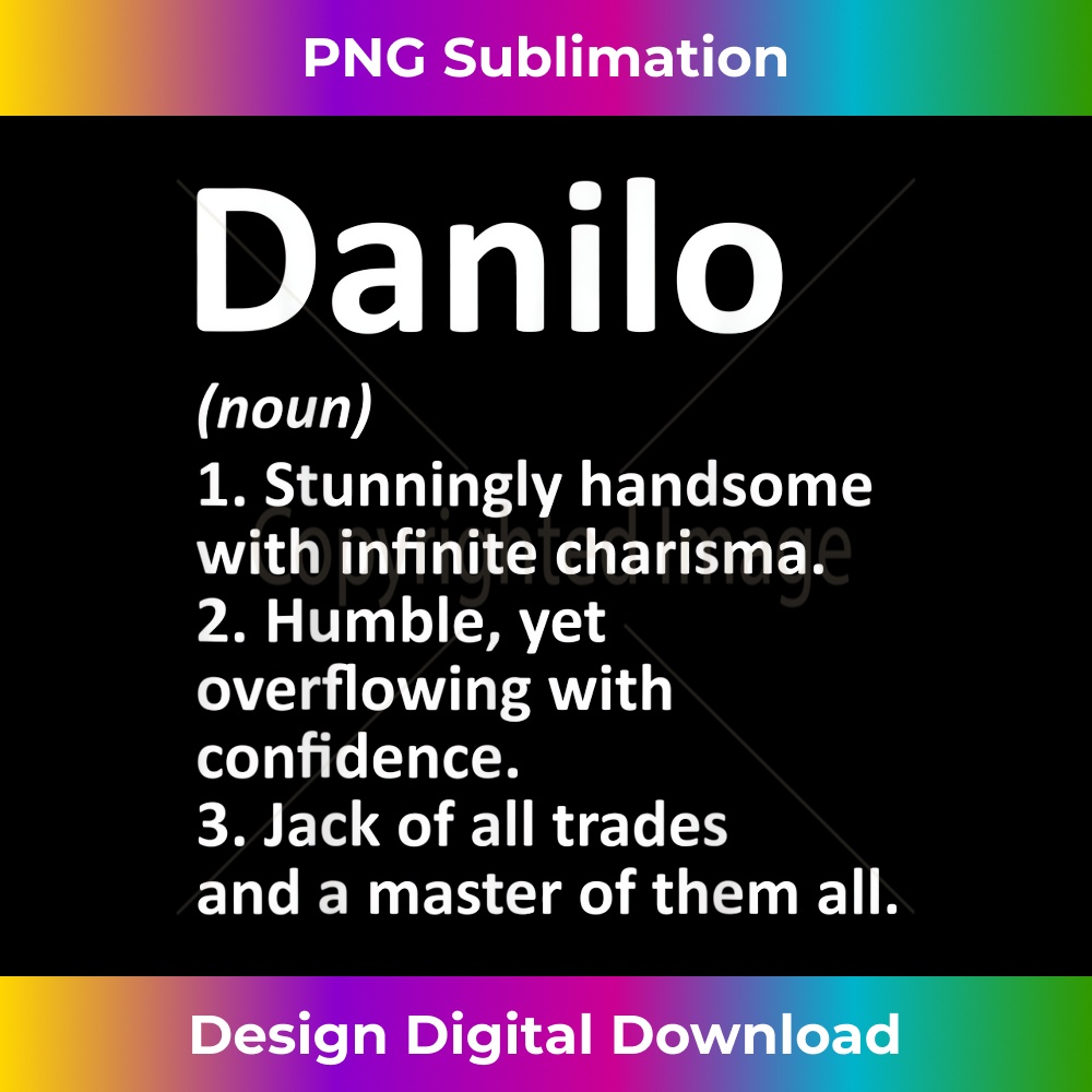 DANILO Definition Personalized Name Funny Birthday Idea - Cr | Inspire ...