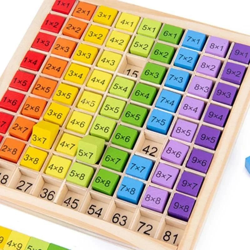 Montessori Wooden Math Toys – 99 Multiplication Table | Inspire Uplift