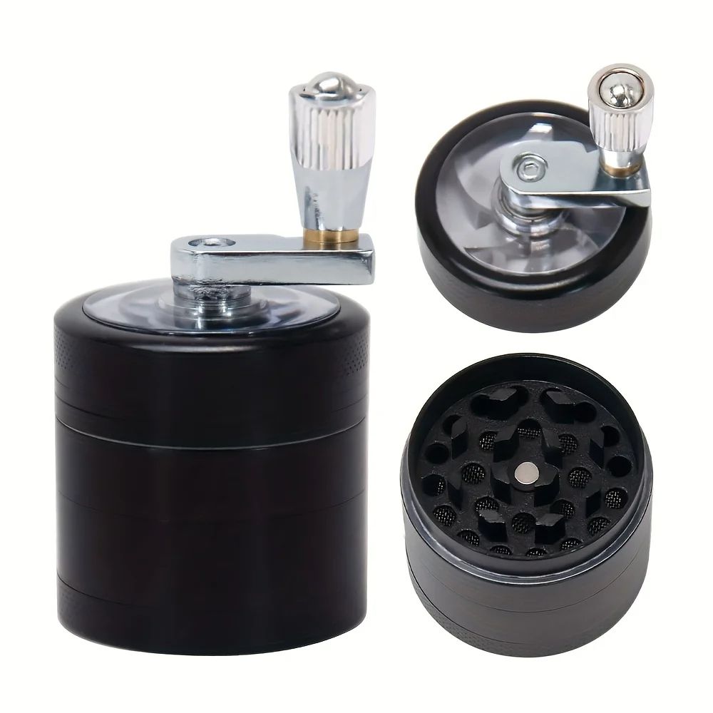 Premium Nut and Hard Spice Grinder, Manual Stainless Steel Crusher for Nutmeg, Ginger, Rock Salt & Peppercorn