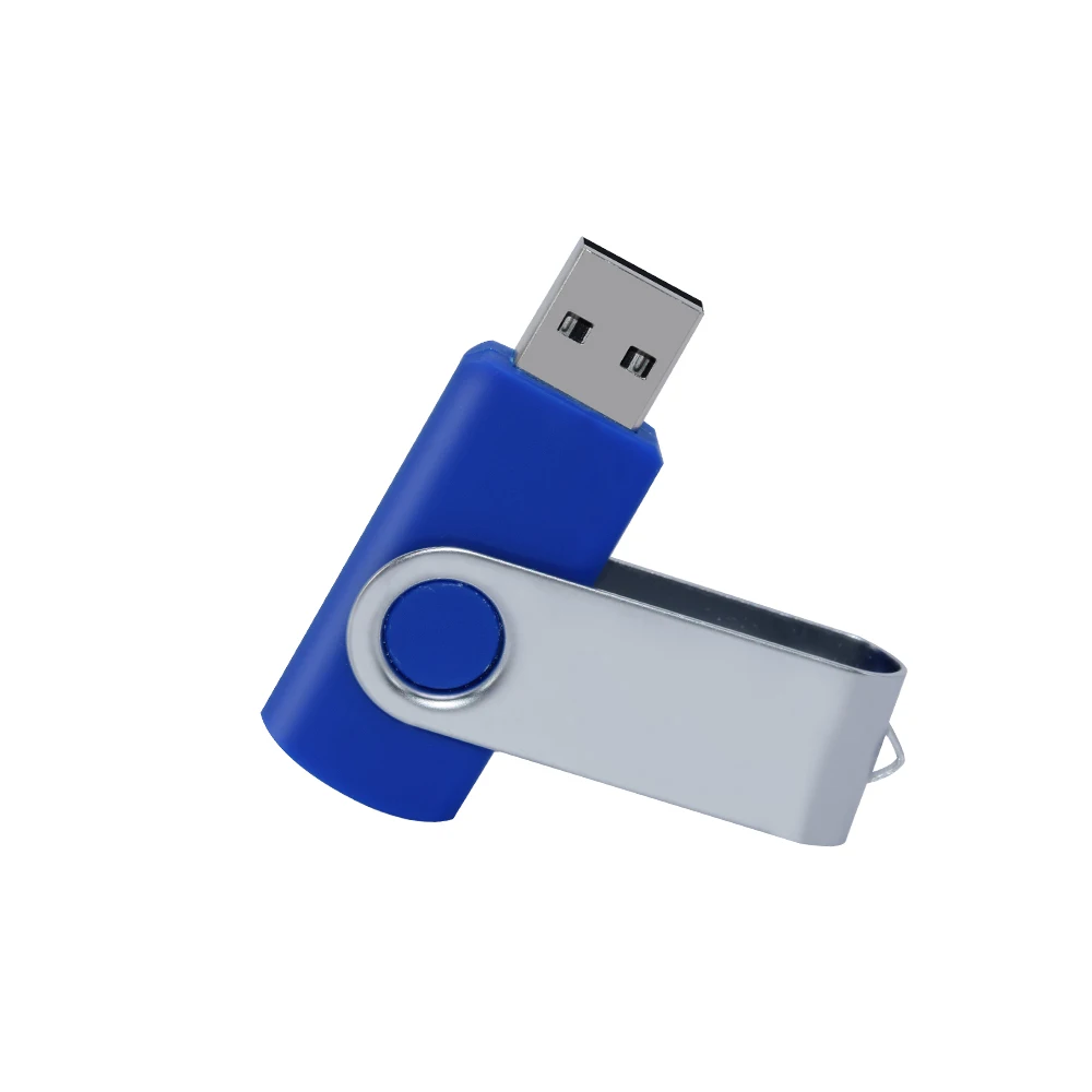 Portable USB Flash Drive Metal Swivel Jump Drive Memory Stick 2.0 Pendrive Cle USB for Laptop Car Office Use