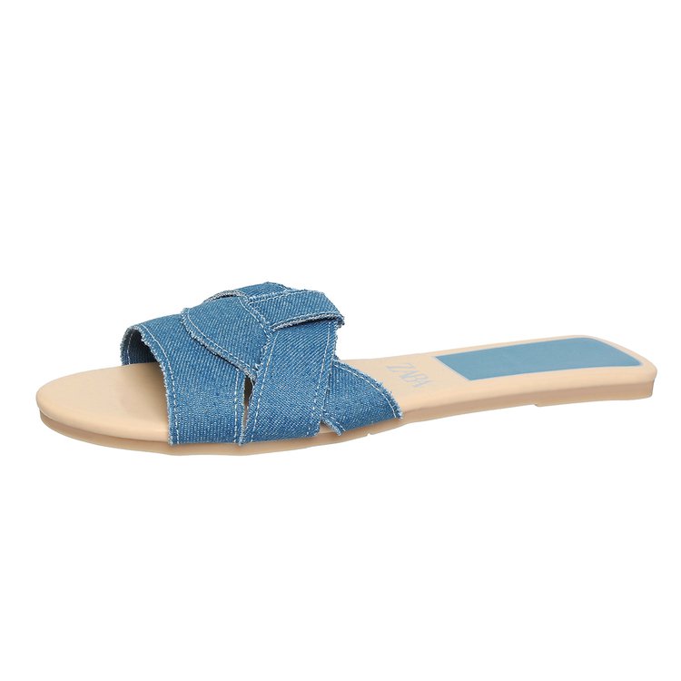 Luxury Designer Flat Slippers for Women, Elegant Summer Casual Shoes with Round Toe for Beach, House, and Bathroom