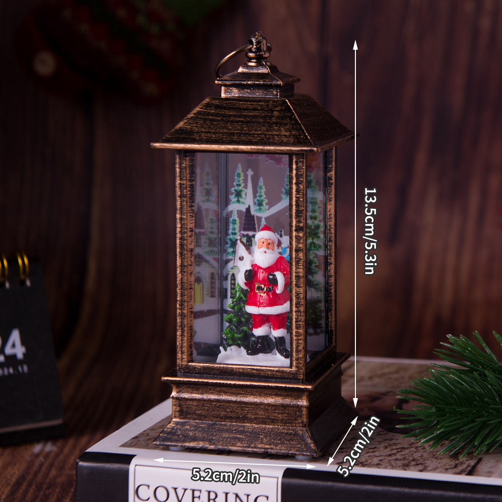 Christmas Tree Santa Claus, Light Night Light, Decorative Desktop Decoration, Festive Interior Light for Home and Office