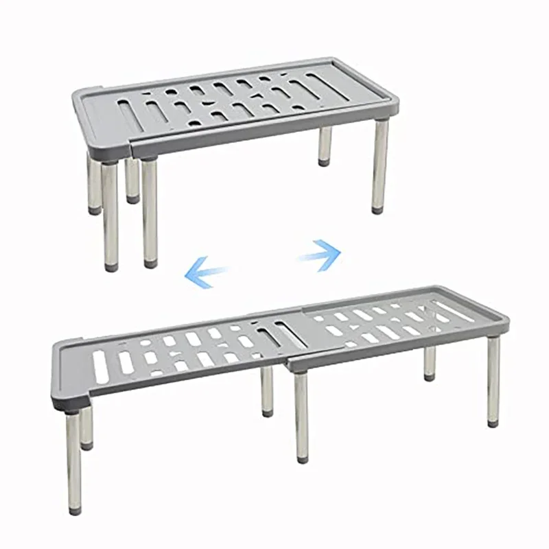 Telescopic Spice Racks for Kitchen, Multifunction Storage Rack for Household Seasoning