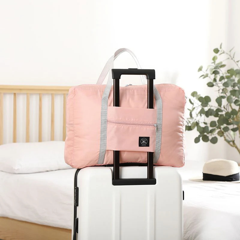 Lightweight Large Capacity Carry on Bag for Women, Foldable Travel Duffel Bag for Sports Weekend Trip