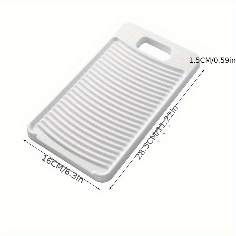 Compact Portable Laundry Washboard Mini Hand Wash Laundry Board for Delicates & Tough Stains