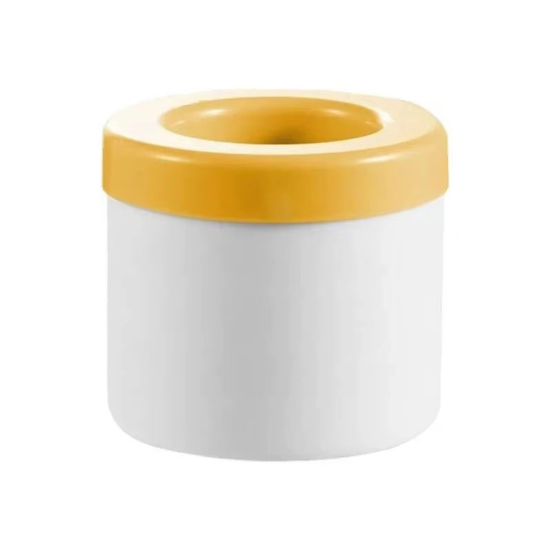 Round Ice Sphere Maker Bucket Silicone Ice Cube Mold for Whiskey, Cocktails & Chilled Drinks