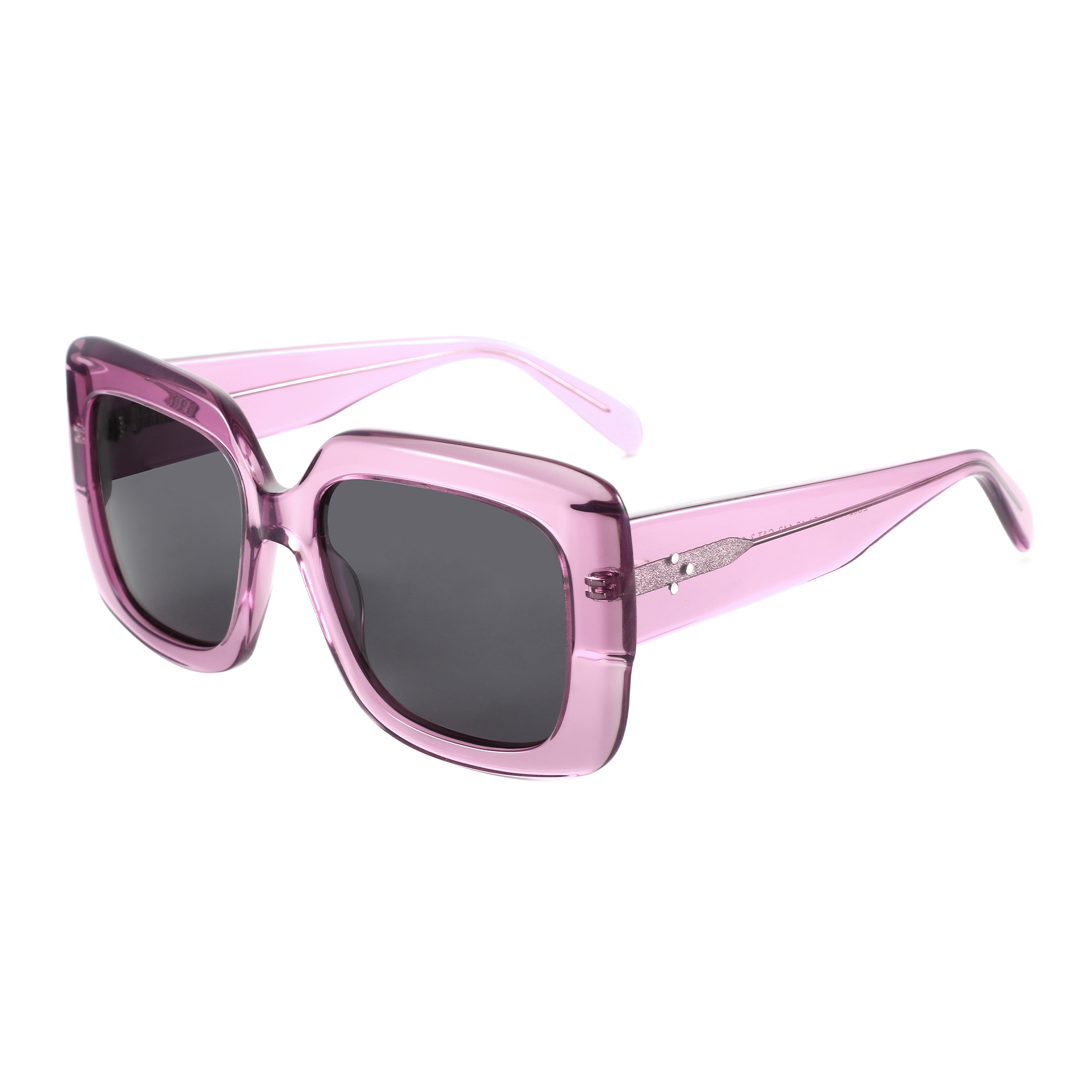 Handmade Polarized Sunglasses Square Acetate Fashion Shades for Women