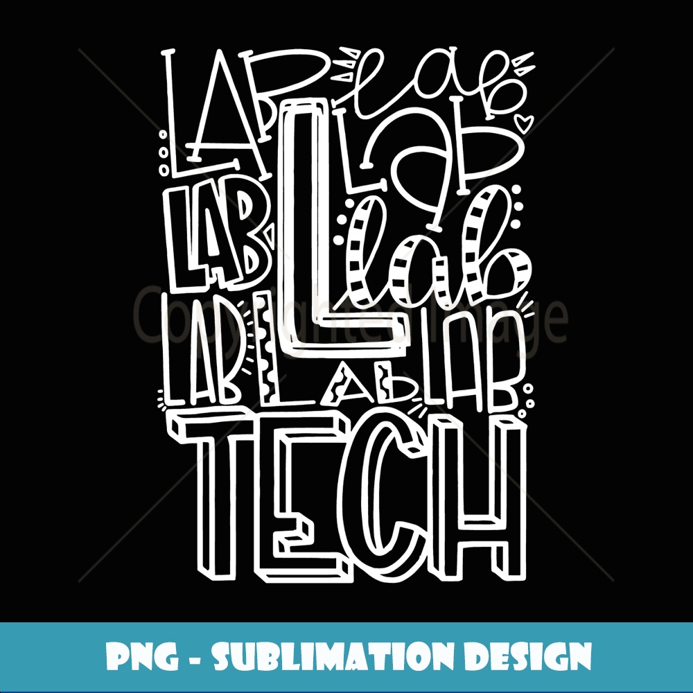Typography Designs Lab Tech Nurse - Artistic Sublimation Dig | Inspire ...