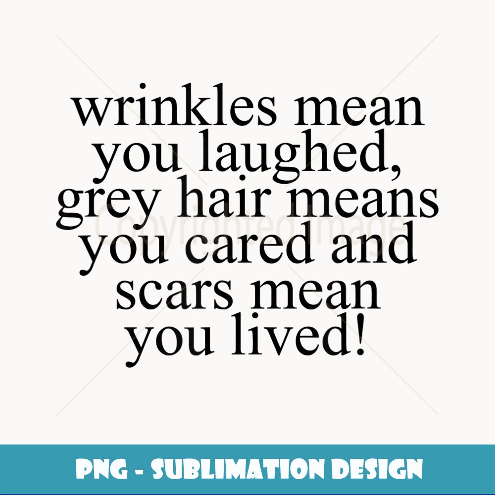 A motivational product featuring a powerful quote about grey hair as a symbol of wisdom and lived experiences, perfect for framing