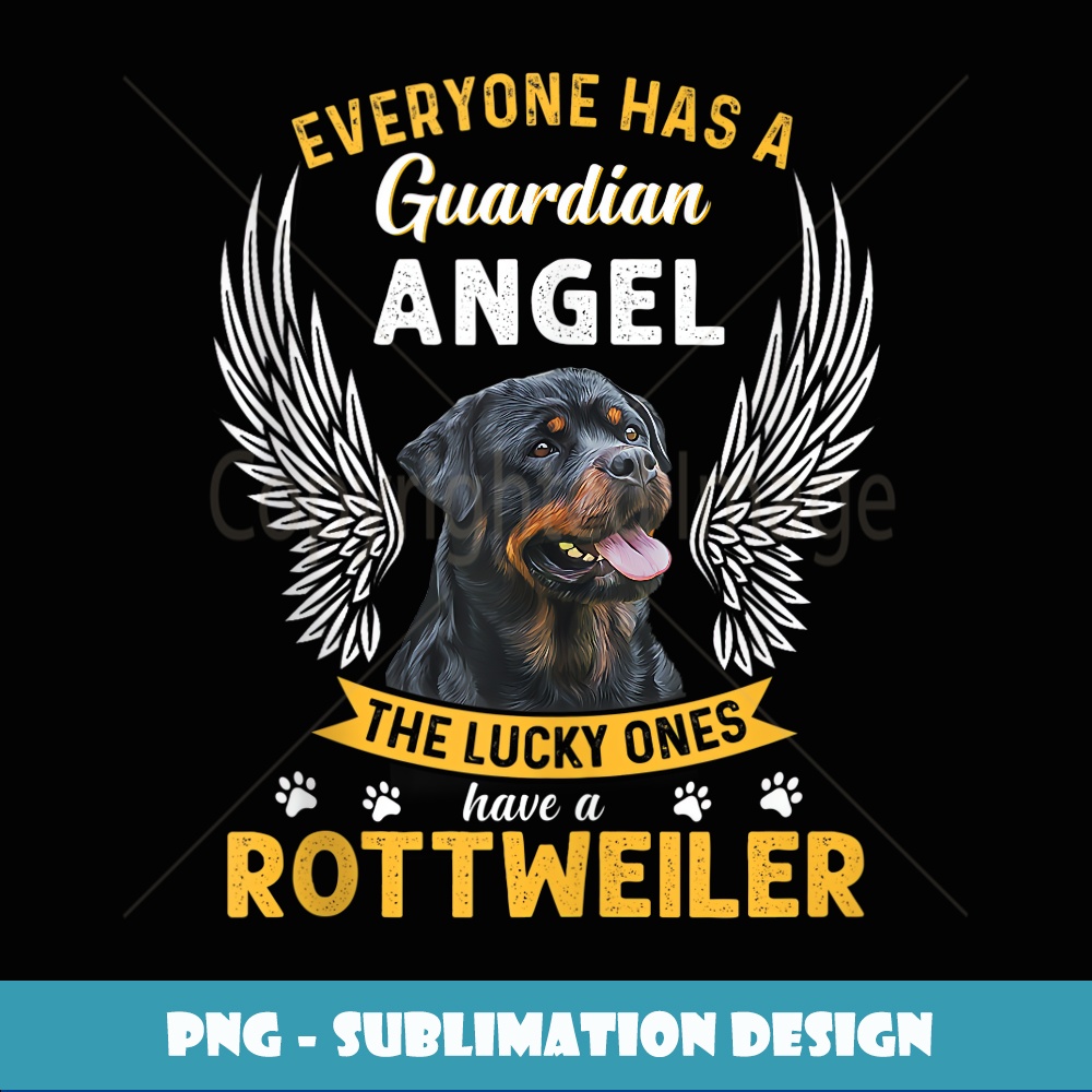 My Rottweiler Is A Guardian Angel Gift Who Loves Pets - Retr | Inspire ...