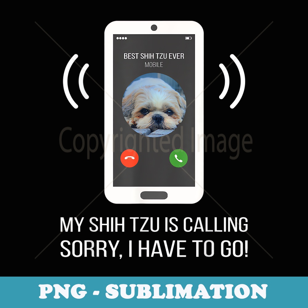 Funny Shih Tzu Dog - Retro PNG Sublimation Digital Download | Inspire ...