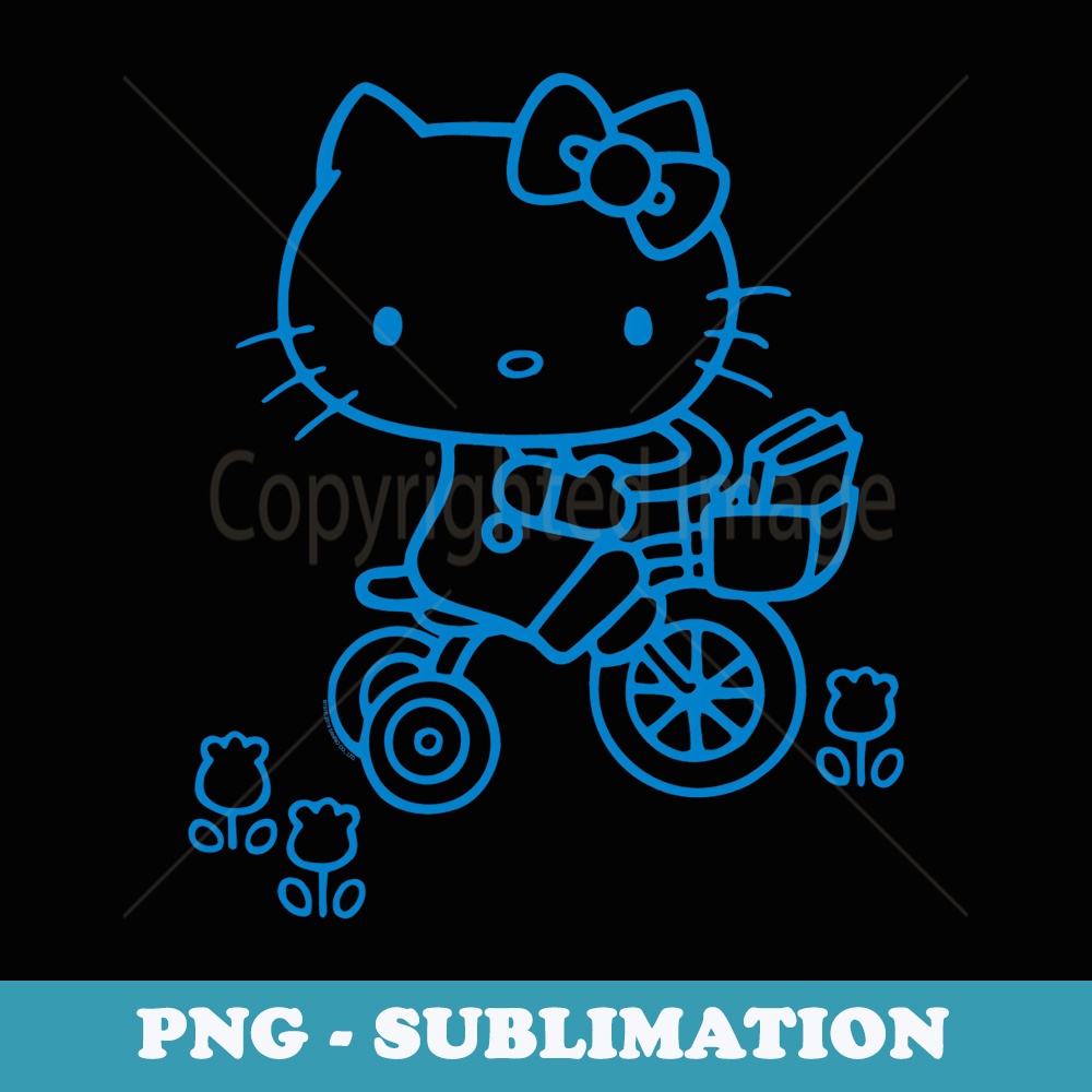 Hello Kitty Retro Bike Ride - Artistic Sublimation Digital F | Inspire ...