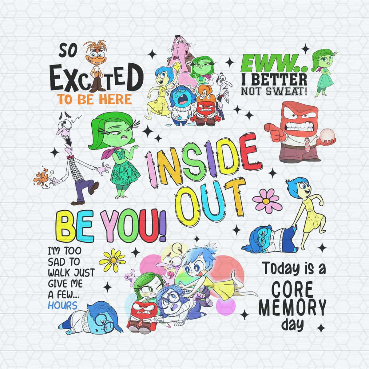 Inside Out Be You Core Memory Day PNG | Inspire Uplift