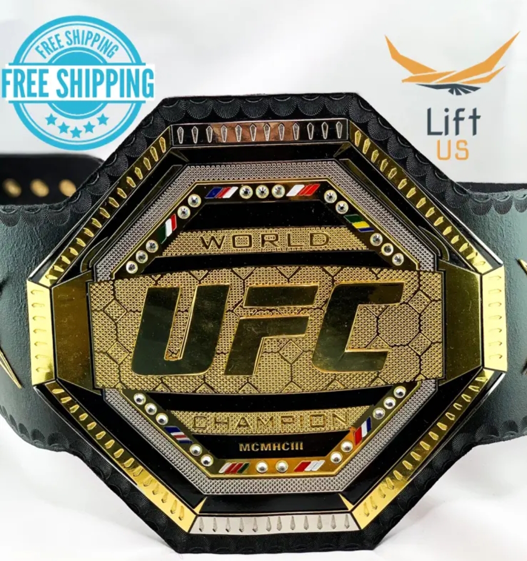 New UFC Legacy Championship Heavy Weight Title Replica Blue