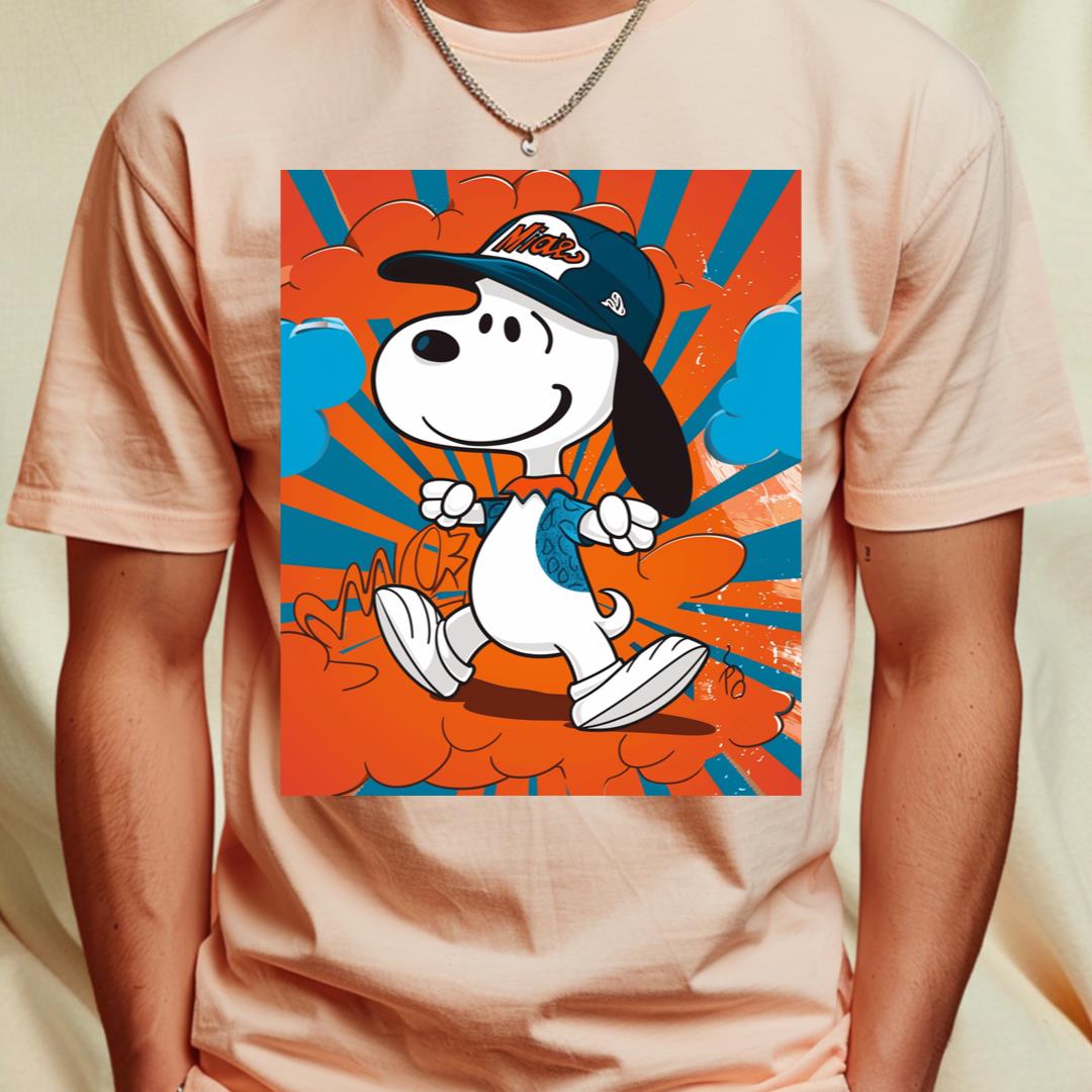 Snoopys Artistic Take on the Miami Marlins Logo PNG, Snoopy | Inspire ...