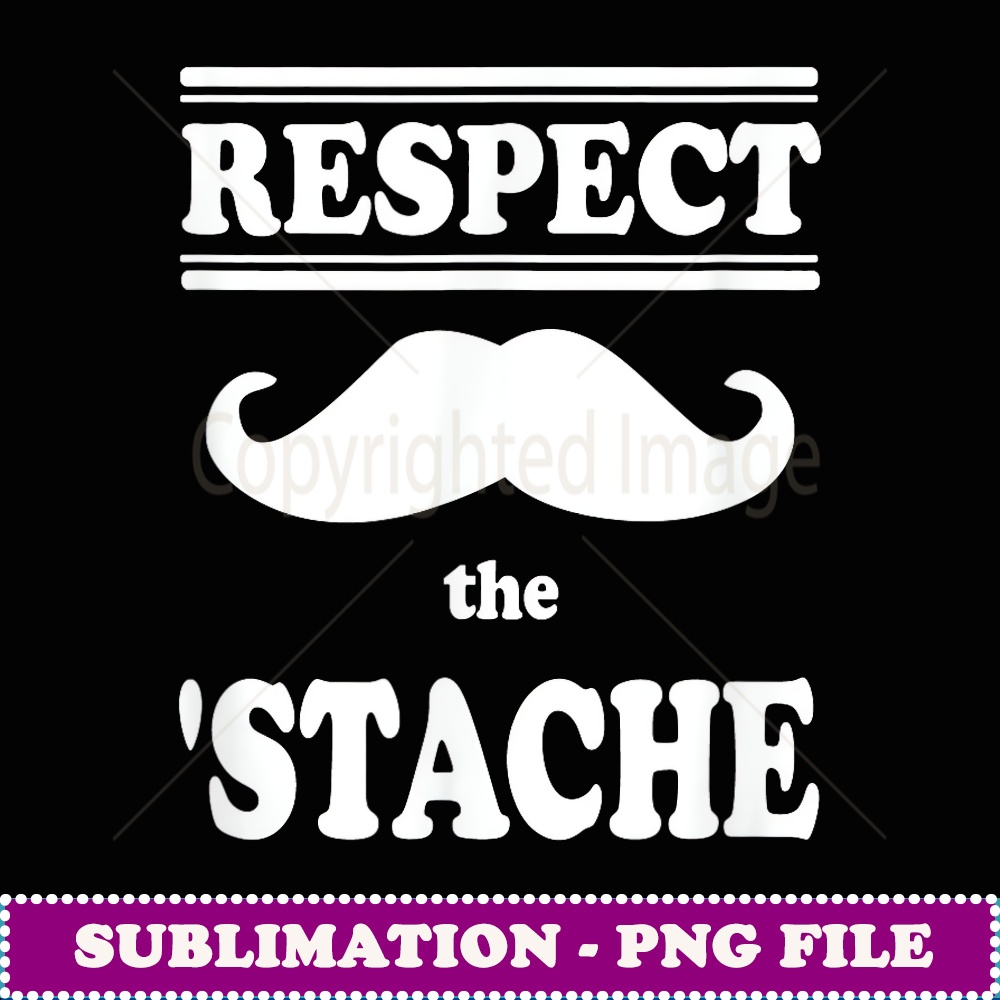 Sweat à Capuche "Respect The Stache" (Respectez La Moustache) - Pour Les Amateurs De Moustache - Cadeau Humour