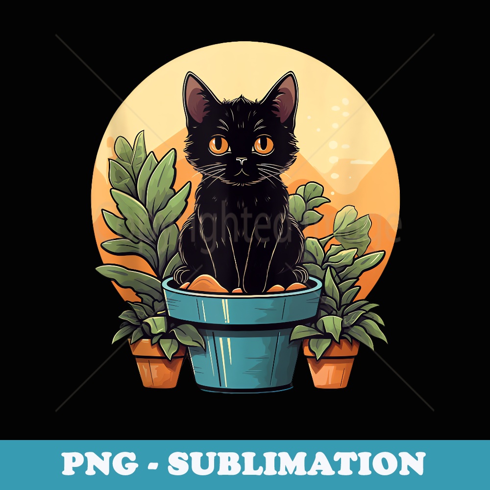 black-cat-plant-pot-gardening-cats-sublimation-digital-dow-inspire