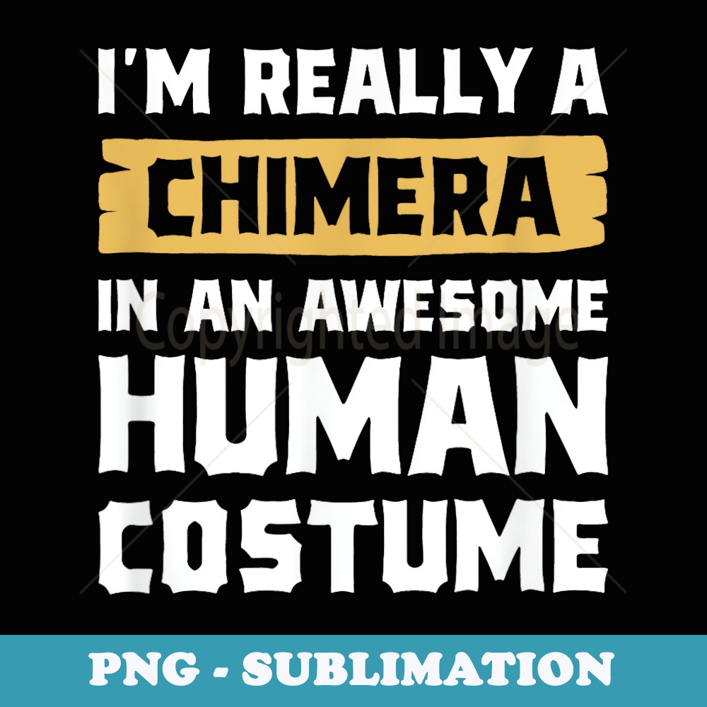 Im Really A Chimera In An Awesome Human Costume Halloween Inspire im-really-a-chimera-in-an-awesome-human-costume-halloween-inspire