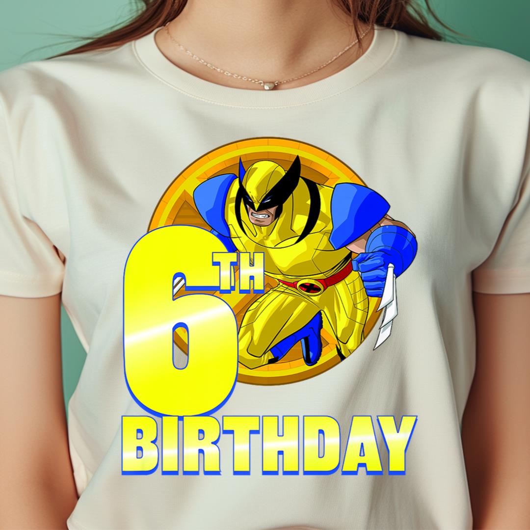 Marvel XMen Wolverine 6Th Birthday Badge PNG, Wolverine PNG Inspire